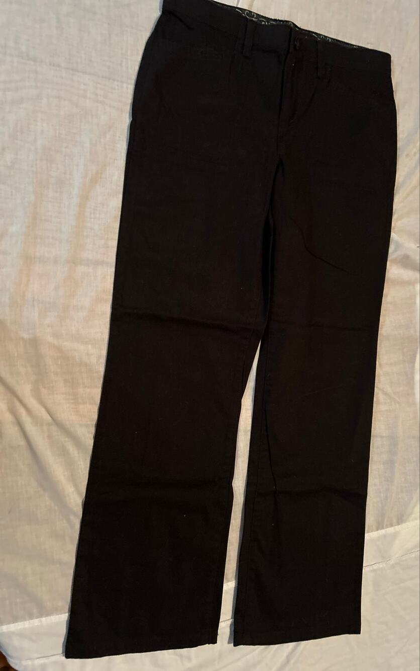 Gloria Vanderbelt jeans, size 6p black, straight,